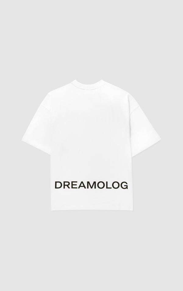 WHITE "DRMLG" SHIRT